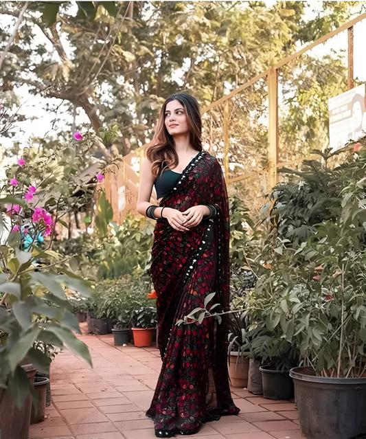 Daily Wear Chiffon Saree